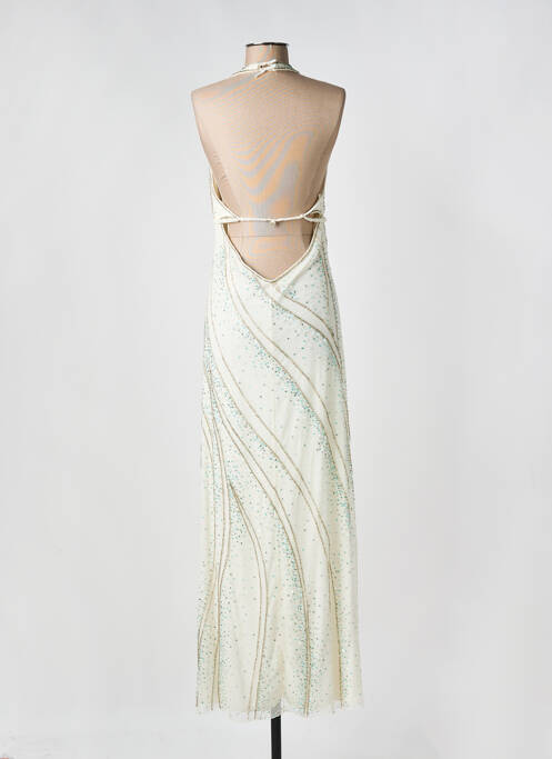 Robe longue beige DONA CARLOTA pour femme