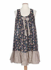 Robe courte beige ZOE LA FEE pour femme seconde vue