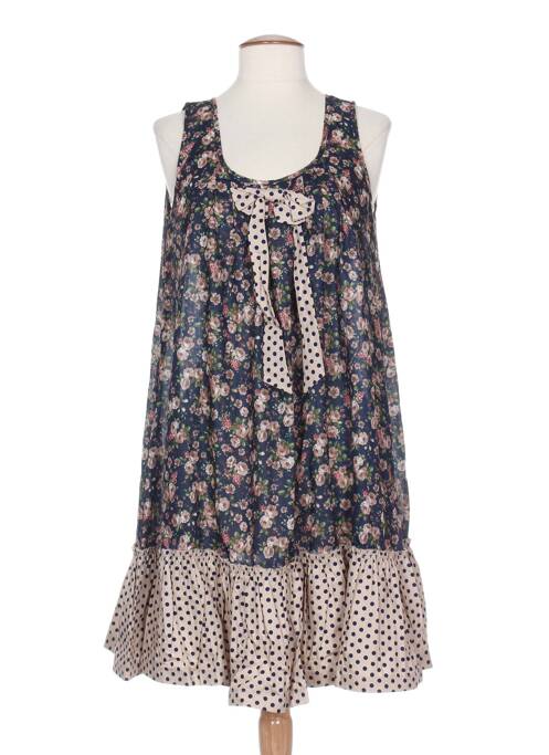 Robe courte beige ZOE LA FEE pour femme