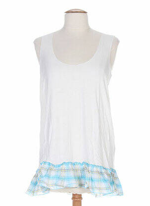 Top sans manche sans manche bleu ZOE LA FEE femme