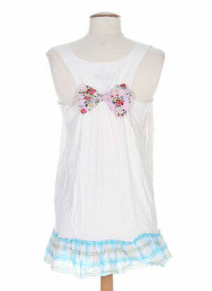 Top sans manche sans manche bleu ZOE LA FEE femme