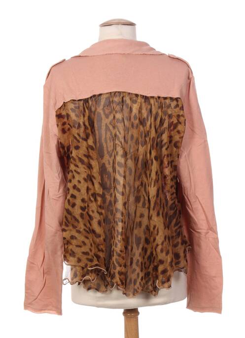 Veste casual beige ZOE LA FEE pour femme