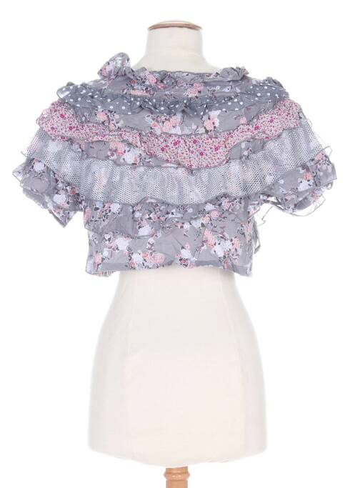 Boléro gris ZOE LA FEE pour femme