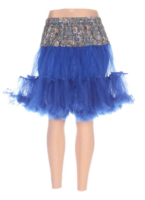 Jupon /fond de robe coupe évasée bleu ZOE LA FEE femme
