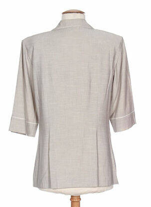 Veste casual epaulette beige GUITARD femme