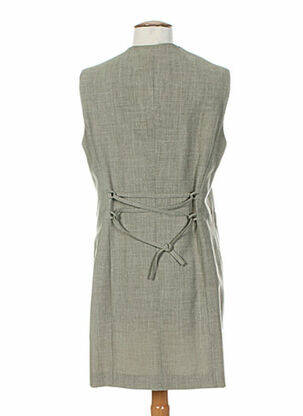 Veste casual col tailleur vert CLAUDE BAUER femme