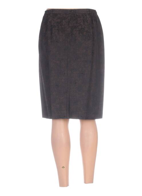 Jupe mi-longue marron CLAUDE BAUER femme