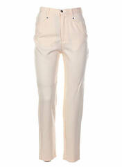 Pantalon droit orange BRUNO SAINT HILAIRE pour femme seconde vue