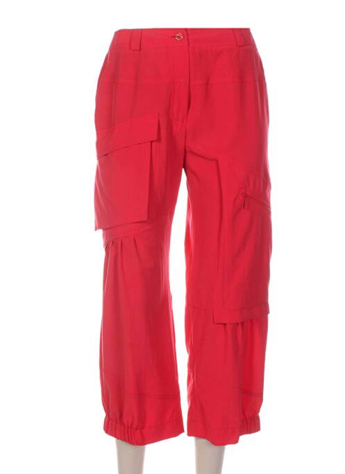 Pantacourt rouge CLAUDE BAUER pour femme