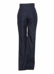 Pantalon droit bleu BRUNO SAINT HILAIRE pour femme seconde vue
