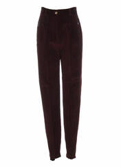 Pantalon droit rouge BRUNO SAINT HILAIRE pour femme seconde vue