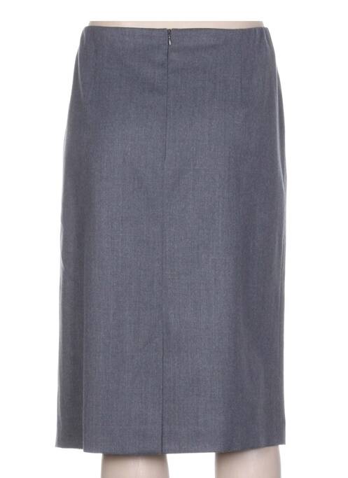 Jupe mi-longue gris LUCIA pour femme