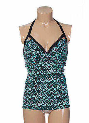 Top de bain haut soutien-gorge moulé bleu CURVY KATE femme