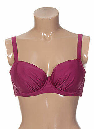Haut de maillot de bain bretelles élastiquées ajustables violet CURVY KATE femme