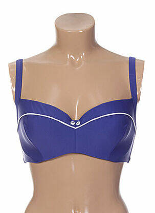 Haut de maillot de bain bretelles élastiquées ajustables violet CURVY KATE femme