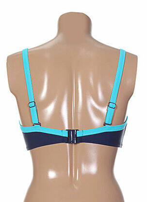 Haut de maillot de bain bretelles élastiquées ajustables bleu CURVY KATE femme