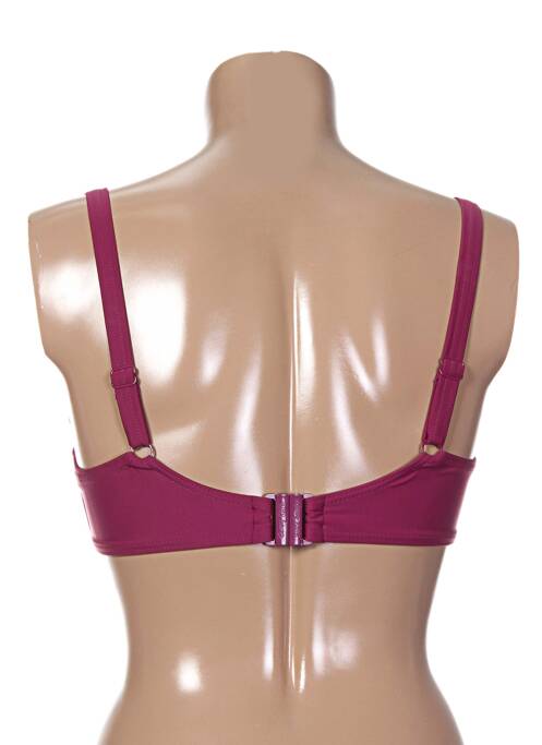 Haut de maillot de bain bretelles élastiquées ajustables violet CURVY KATE femme