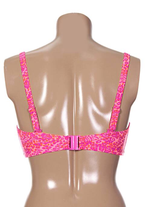 Haut de maillot de bain bretelles élastiquées ajustables rose CURVY KATE femme
