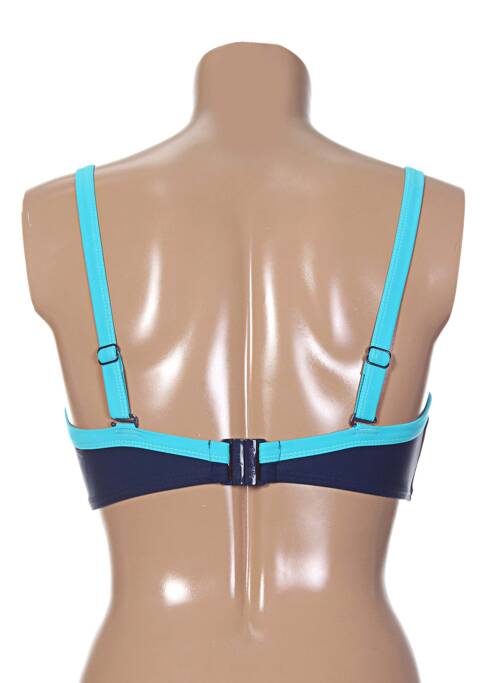 Haut de maillot de bain bretelles élastiquées ajustables bleu CURVY KATE femme
