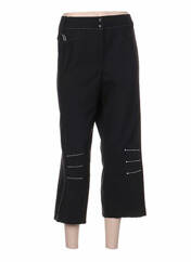 Pantacourt noir PAUSE CAFE pour femme seconde vue