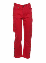 Pantalon rouge EMMA & CARO pour femme seconde vue