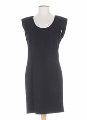 Robe mi-longue noir LAUREN VIDAL pour femme seconde vue