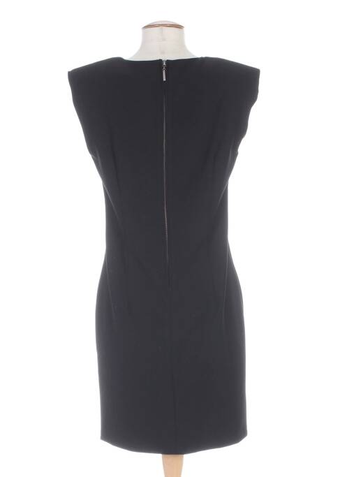 Robe mi-longue noir LAUREN VIDAL pour femme