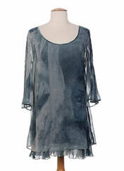 Tunique manches longues bleu MYRINE & ME pour femme seconde vue
