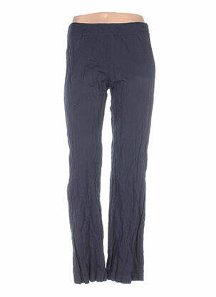 Pantalon droit bleu DIVERTIMENTO pour femme