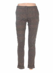 Pantalon 7/8 marron MISS SIDECAR pour femme seconde vue