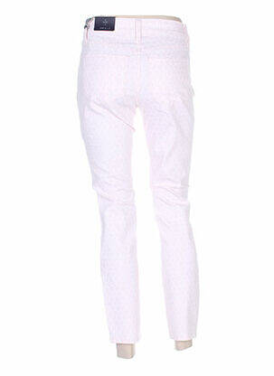 Pantalon droit taille haute taille haute rose NYDJ femme