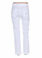 Pantalon slim blanc MYBO pour femme seconde vue