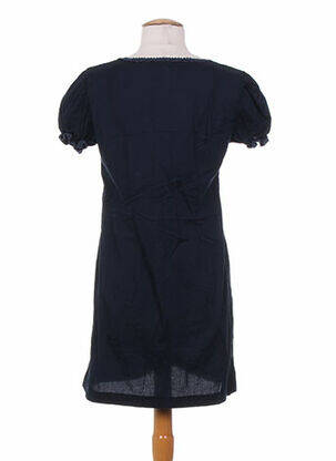 Tunique manches courtes col rond bleu MYBO femme