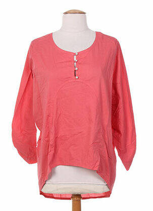 Blouse col rond manches longues rouge MYBO femme