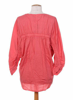 Blouse col rond manches longues rouge MYBO femme
