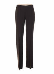 Pantalon droit marron CLAUDIA GIL pour femme seconde vue