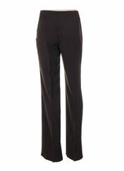 Pantalon droit marron CLAUDIA GIL pour femme seconde vue