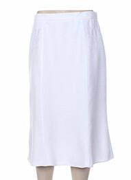 Jupe mi-longue taille normale blanc SOMMERMANN femme