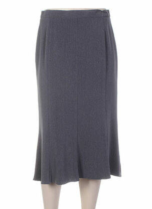 Jupe mi-longue taille normale gris SOMMERMANN femme