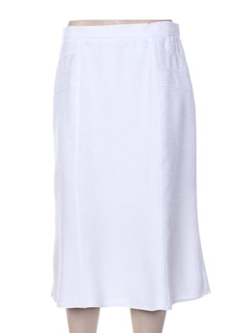 Jupe mi-longue blanc SOMMERMANN pour femme
