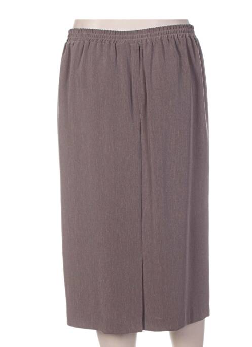 Jupe mi-longue marron SOMMERMANN pour femme