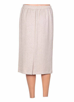 Jupe mi-longue beige SOMMERMANN femme