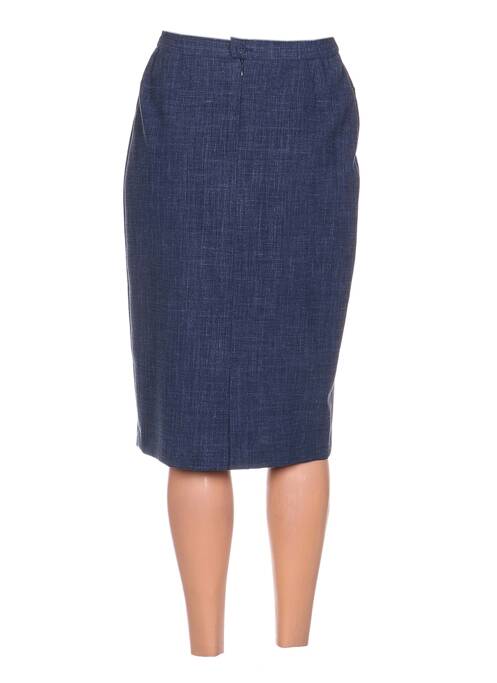 Jupe mi-longue bleu PIER BÉ pour femme