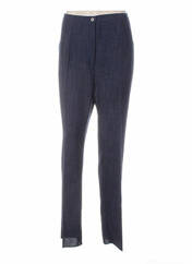 Pantalon droit bleu GEVANA pour femme seconde vue