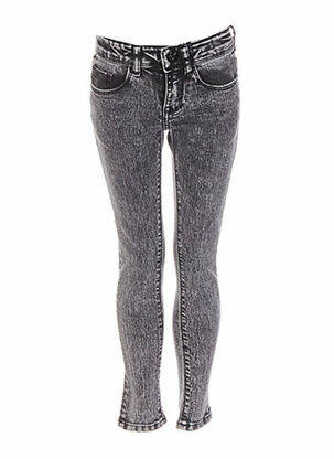 Pantalon slim délavé noir SORRY 4 THE MESS garçon