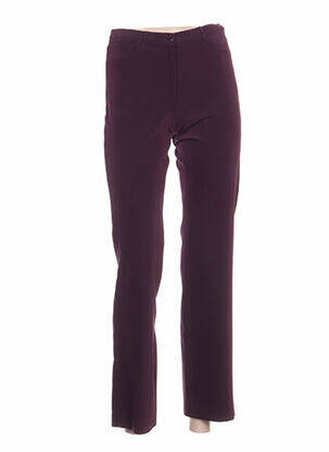 Pantalon droit violet BYE pour femme