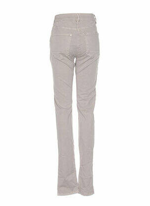 Pantalon slim taille basse taille basse beige SANDWICH femme