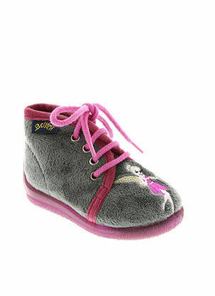 Chaussons/pantoufles voute plantaire gris BELLAMY fille