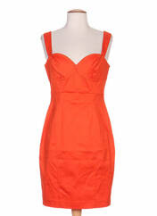 Robe courte orange NATHALIE CHAIZE pour femme seconde vue