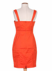 Robe courte orange NATHALIE CHAIZE pour femme seconde vue